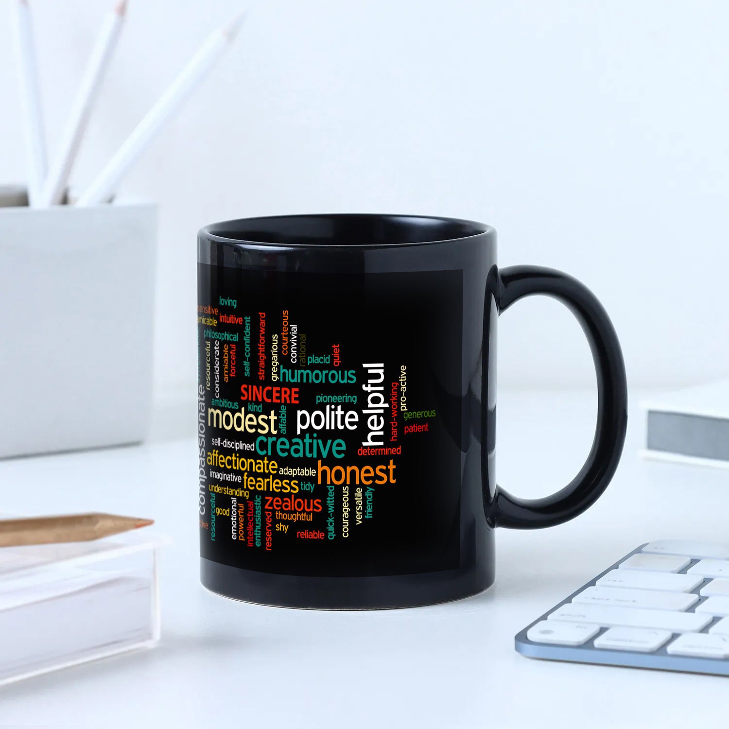 Personalized Name Word-Art Coffee Mug thumbnail 2