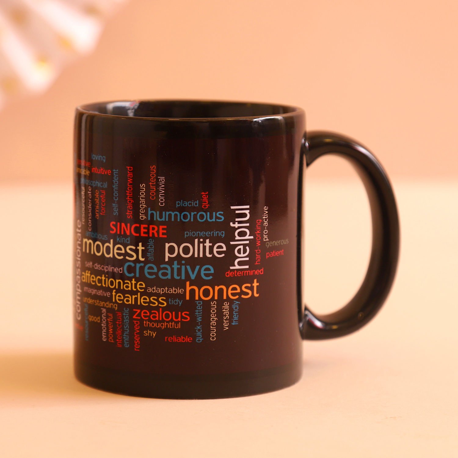 Personalized Name Word-Art Coffee Mug thumbnail 4