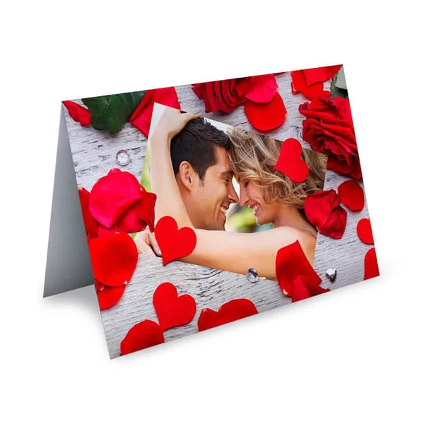 Photo Upload Card – Petals And Hearts thumbnail 1