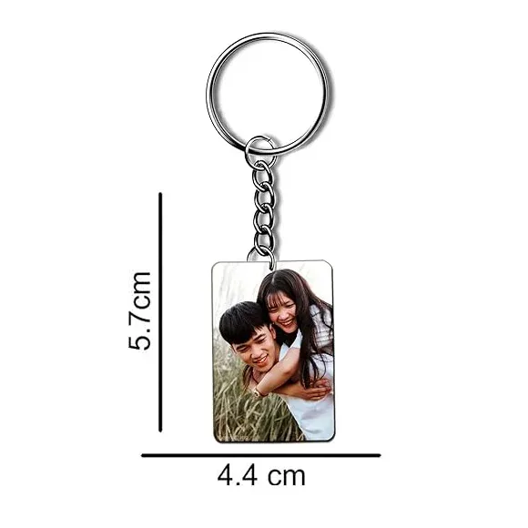 Personalised Acrylic Photo Keychain – Custom Picture Keyring Gift thumbnail 2
