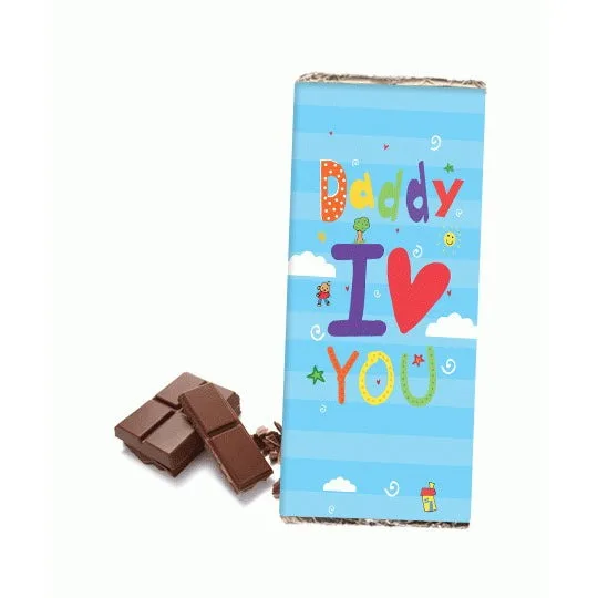 Personalized Chocolate Bar – Daddy I Love You thumbnail 2