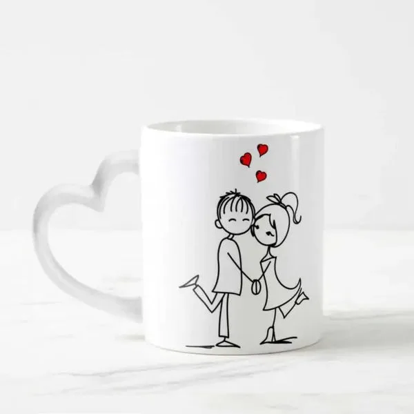 Personalised Heart Handle Love Mug – Together Forever thumbnail 2