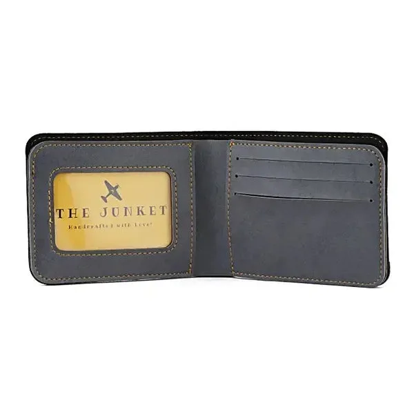 Personalised Black Men’s Wallet thumbnail 3