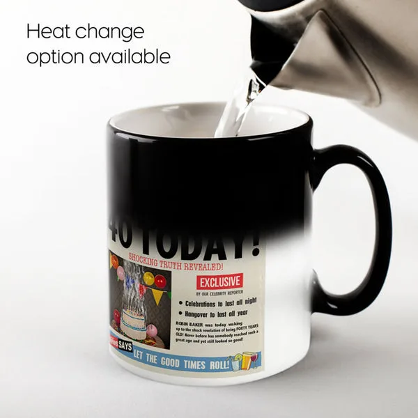 Personalised Mug - 40th Birthday News thumbnail 3