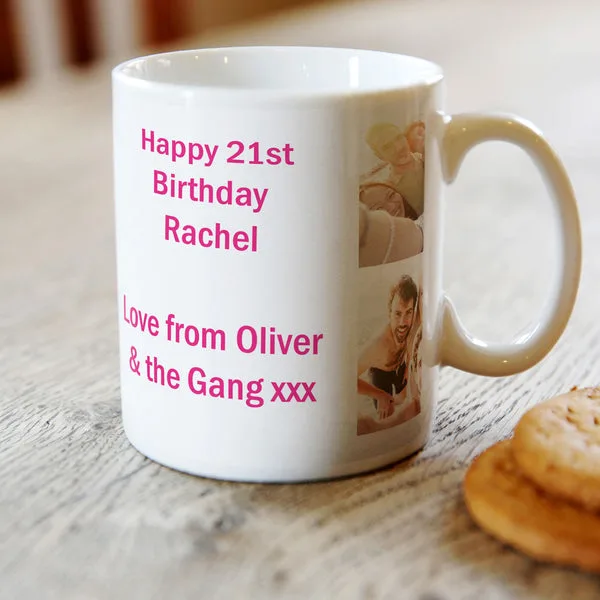 Photo Upload Mug - 6 Photos & Message thumbnail 2