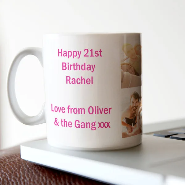 Photo Upload Mug - 6 Photos & Message thumbnail 3