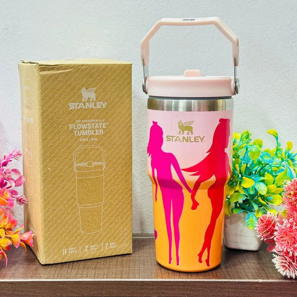 Stanley Mini Insulated Water Bottle 600ml - Stainless Steel Leak Proof Sipper with Handle thumbnail 3