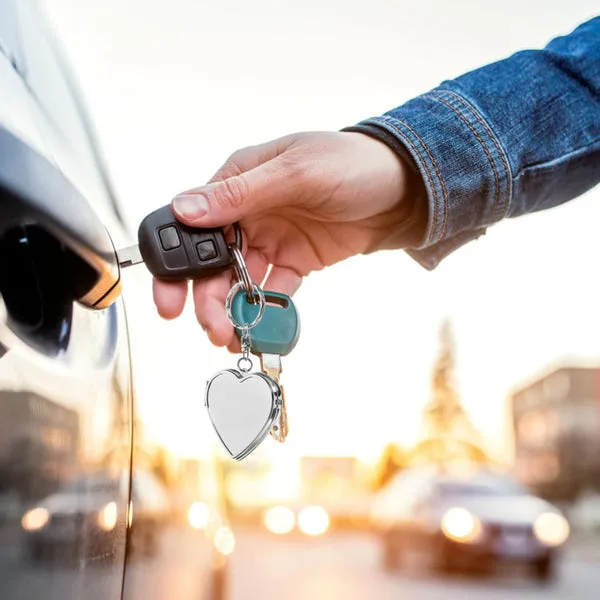 Personalized Keyring Foldable Metal Pocket Mirror Keychain thumbnail 4