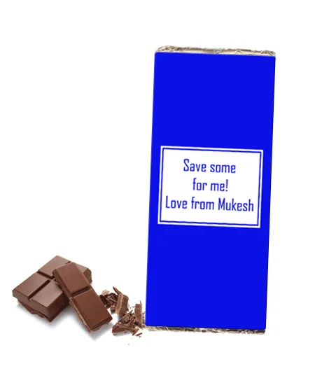 Personalized Chocolate Bar – World’s Greatest Boyfriend thumbnail 2