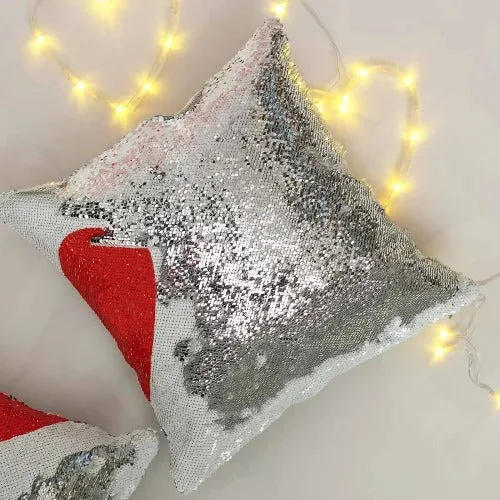 Personalised Name Sequined Cushions (I Love You) thumbnail 3