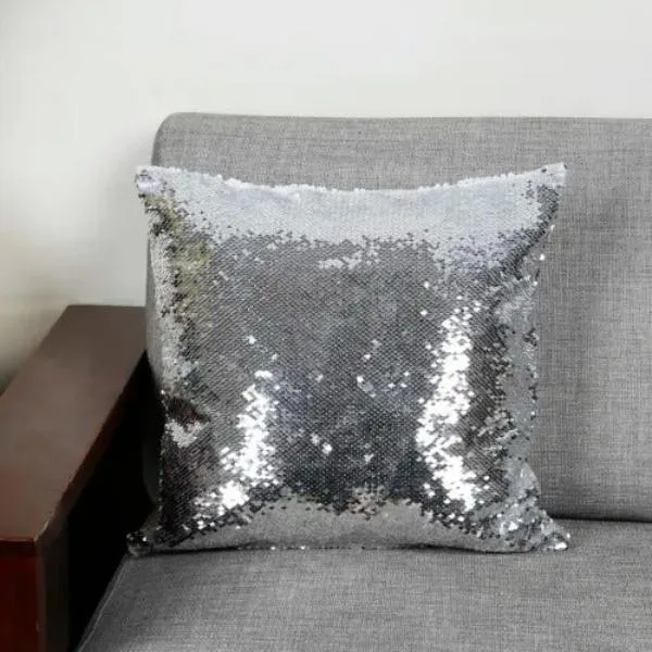 Personalized Photo Magic Reveal Sequin Cushion thumbnail 2
