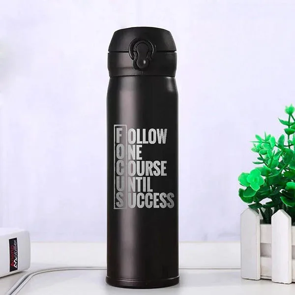 Follow one Course Until Success Insulated Vacuum Flask thumbnail 4