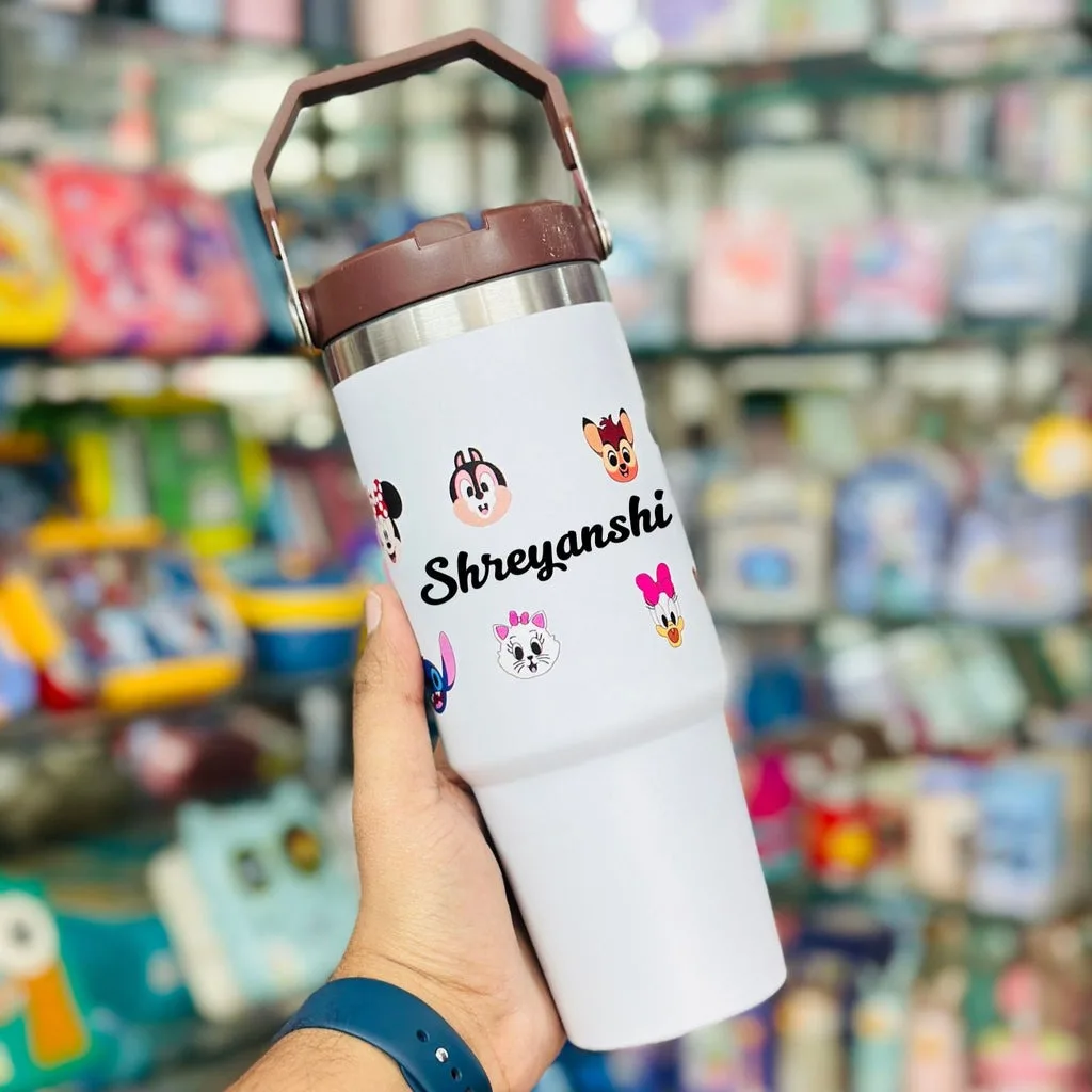 Disney 100 Year Anniversary Edition Tumbler 900ml  Stainless Steel Insulated Travel Mug with Straw & Handle 11H Cold / 7H Hot thumbnail 1