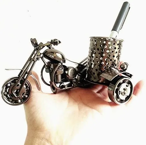 The Decor Deal Bullet Metal Pen Pencil Holder Showpieces for bike lovers Brand: The Decor Deal thumbnail 1
