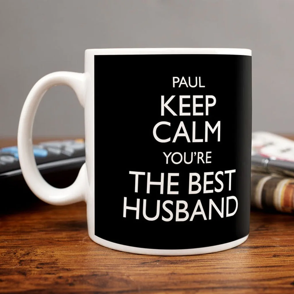 Personalised Mug - Keep Calm You're The Best Husband thumbnail 1