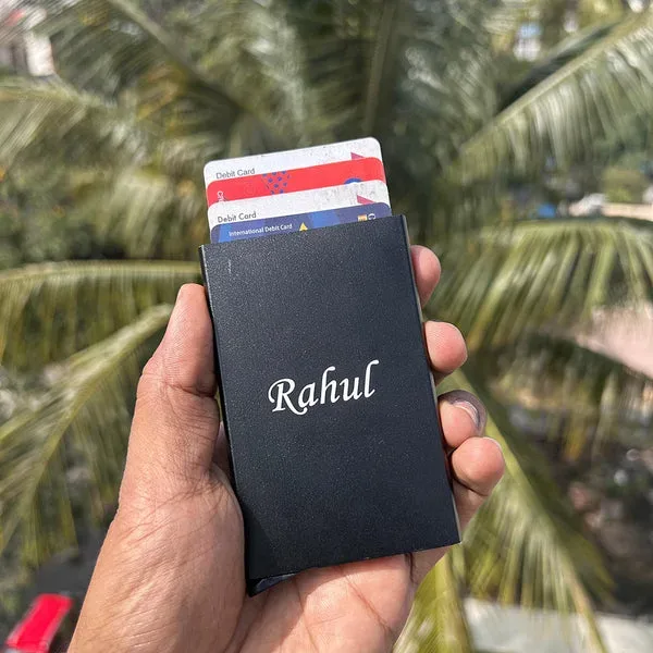 Personalized VISA RFID Card Holder thumbnail 1