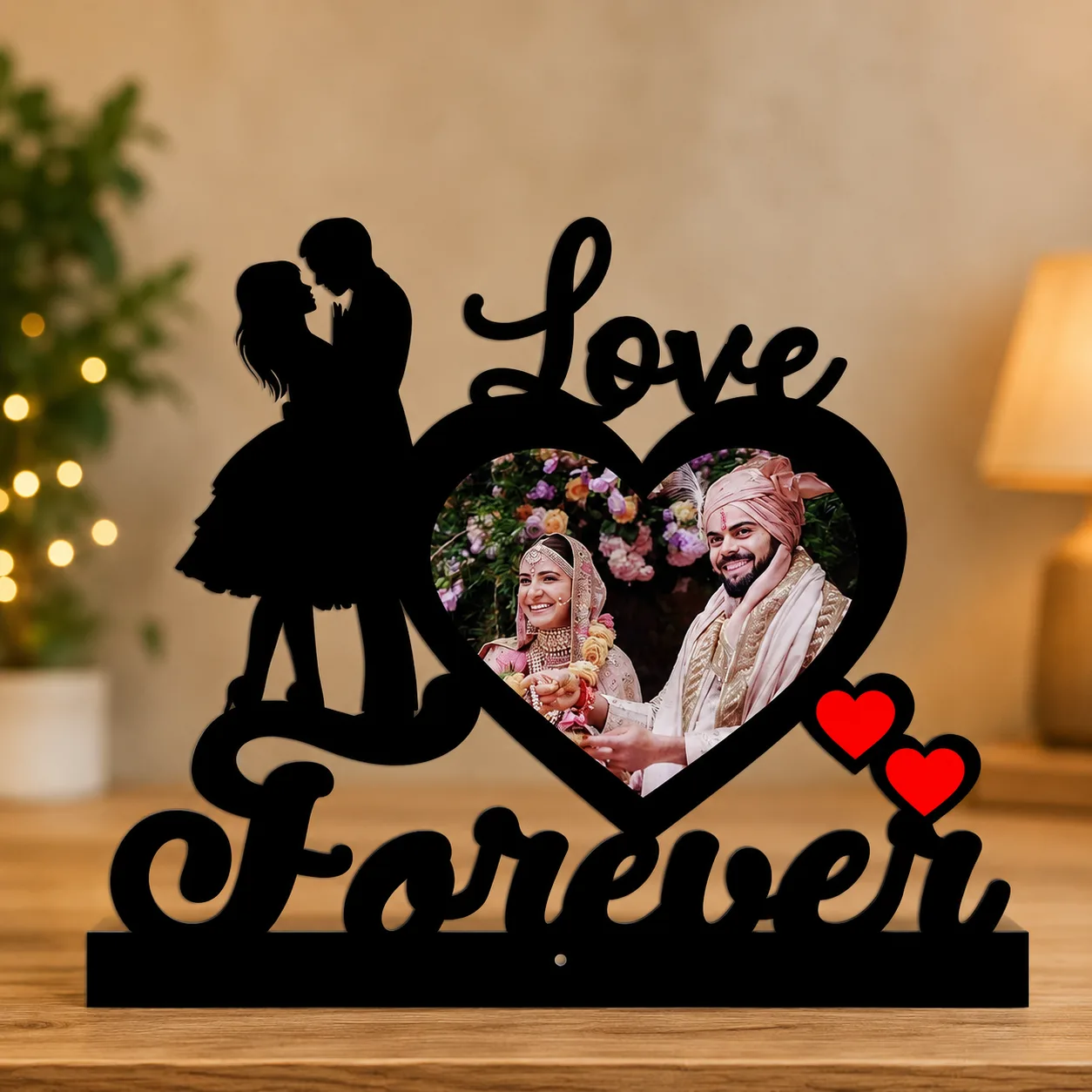 Personalized Love Forever Photo Frame for Couples thumbnail 1