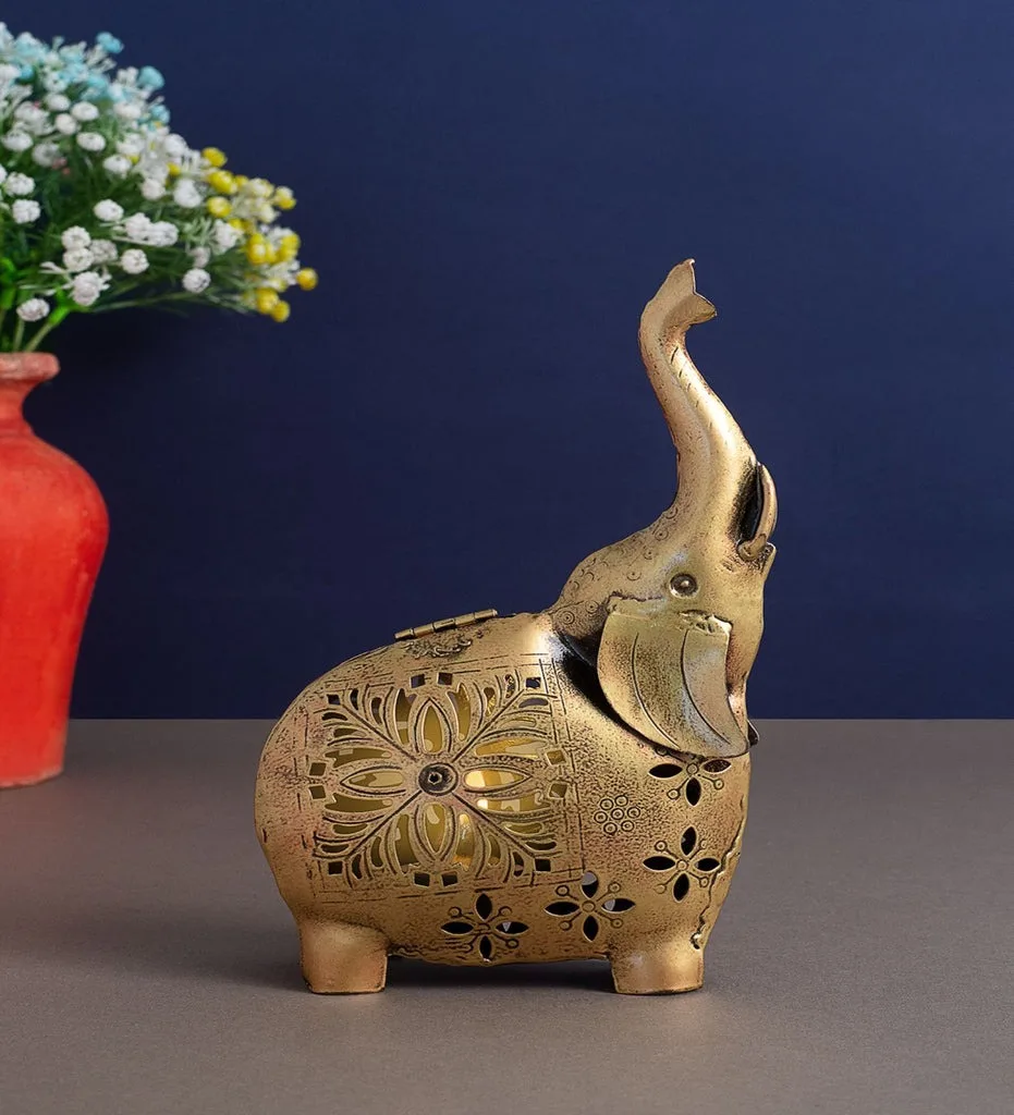 Elephant Style Candle Holder Pack of 2