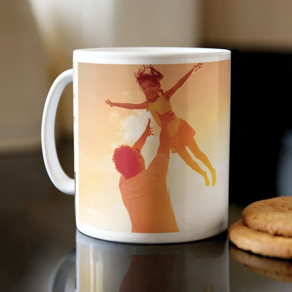 Personalized Photo Mug – Custom 5-Photo Collage Coffee Mug